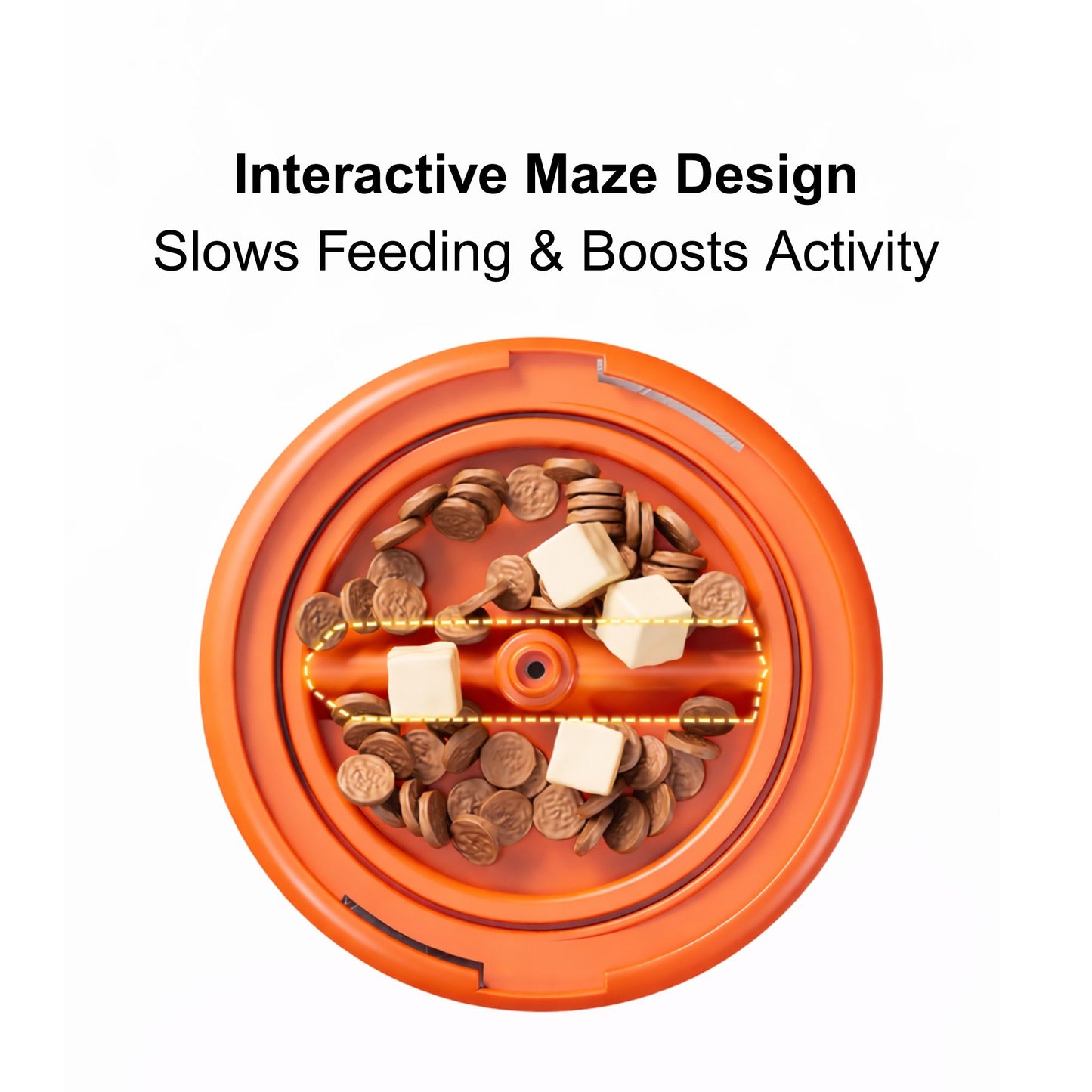 Interactive Treat Puzzle Toy for Cats & Dogs – Slow Feeder & IQ Training Toy