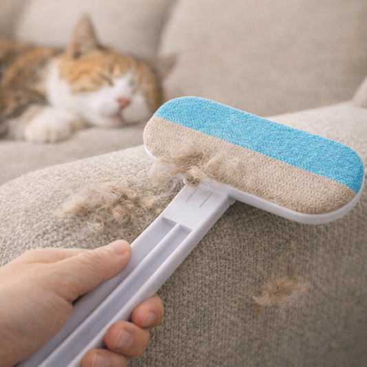 Reusable Pet Hair Remover - Clean Fur from Sofas & Carpets