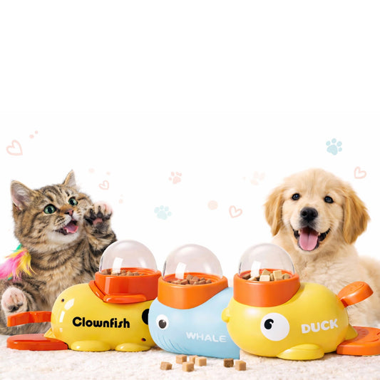 Interactive Treat Puzzle Toy for Cats & Dogs – Slow Feeder & IQ Training Toy